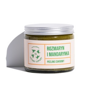 Peeling rozmaryn i mandarynka, 250 ml, Cztery Szpaki