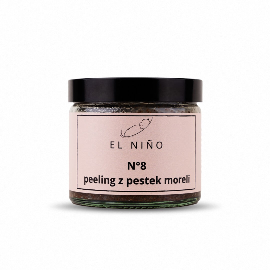 Peeling z pestek moreli, No.8, bezzapachowy, 250 ml, El Nino