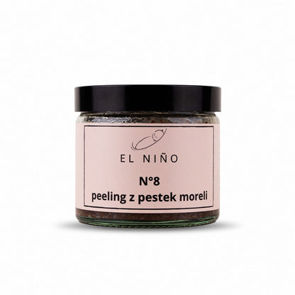 Peeling z pestek moreli, No.8, bezzapachowy, 250 ml, El Nino