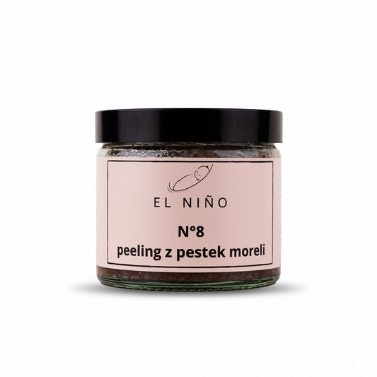 Peeling z pestek moreli, No.8, bezzapachowy, 250 ml, El Nino