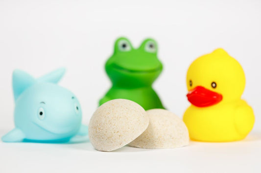 Półkule do kąpieli dla niemowląt, od 6 miesiąca, 3x35g, Słomiana Pracownia