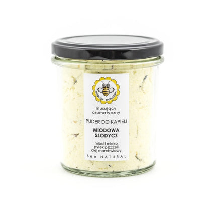 Puder do kąpieli, miodowa słodycz, 180 g, Miodowa Mydlarnia