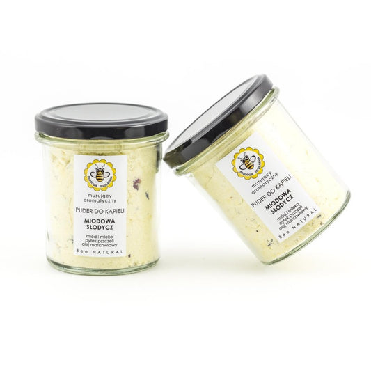 Puder do kąpieli, miodowa słodycz, 180 g, Miodowa Mydlarnia