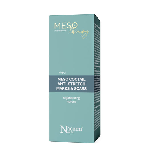 Regenerujący koktajl zapobiegający bliznom i rozstępom, Meso Theraphy, 30ml, Nacomi Next Level