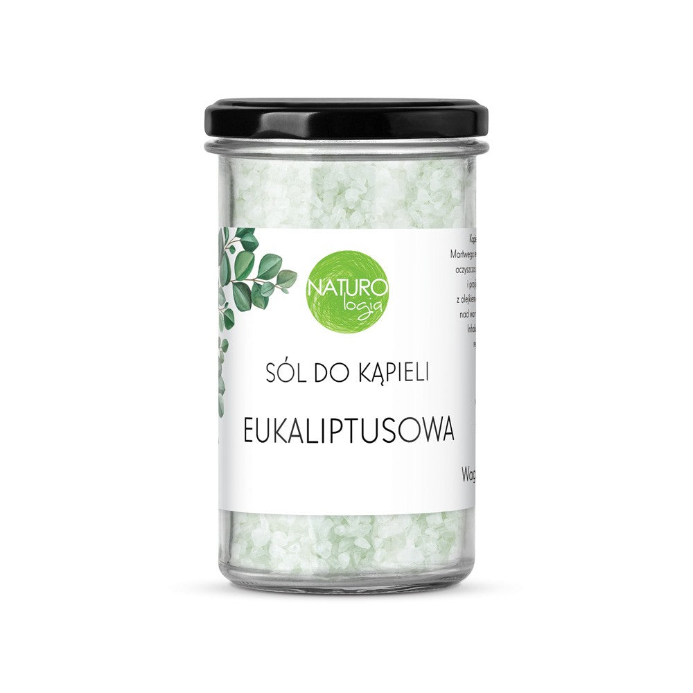 Sól do kąpieli eukaliptusowa, 600 g, Naturologia