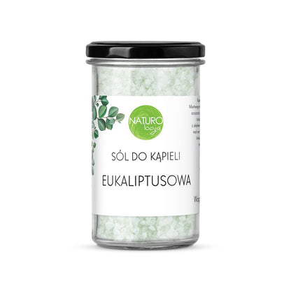 Sól do kąpieli eukaliptusowa, 600 g, Naturologia