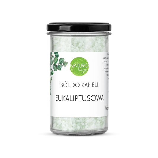 Sól do kąpieli eukaliptusowa, 600 g, Naturologia