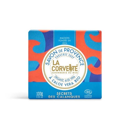ŚRÓDZIEMNOMORSKIE mydło organiczne - Sekrety skalistych zatoczek, ECOCERT, 100g, La Corvette