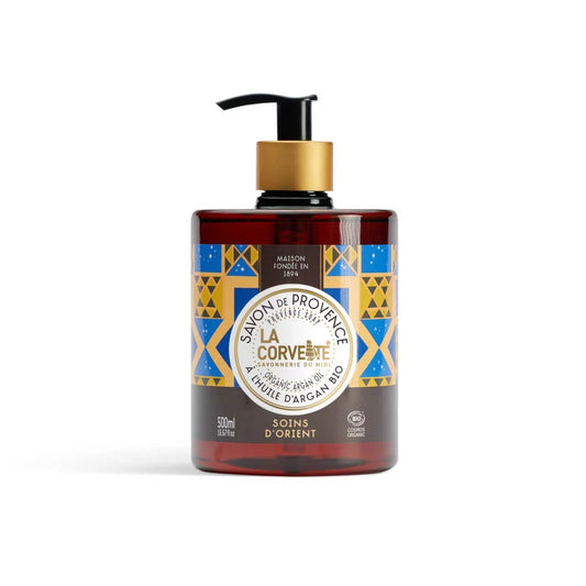 ŚRÓDZIEMNOMORSKIE organiczne mydło w płynie - Rytuał Orientu, ECOCERT, 500ml, La Corvette
