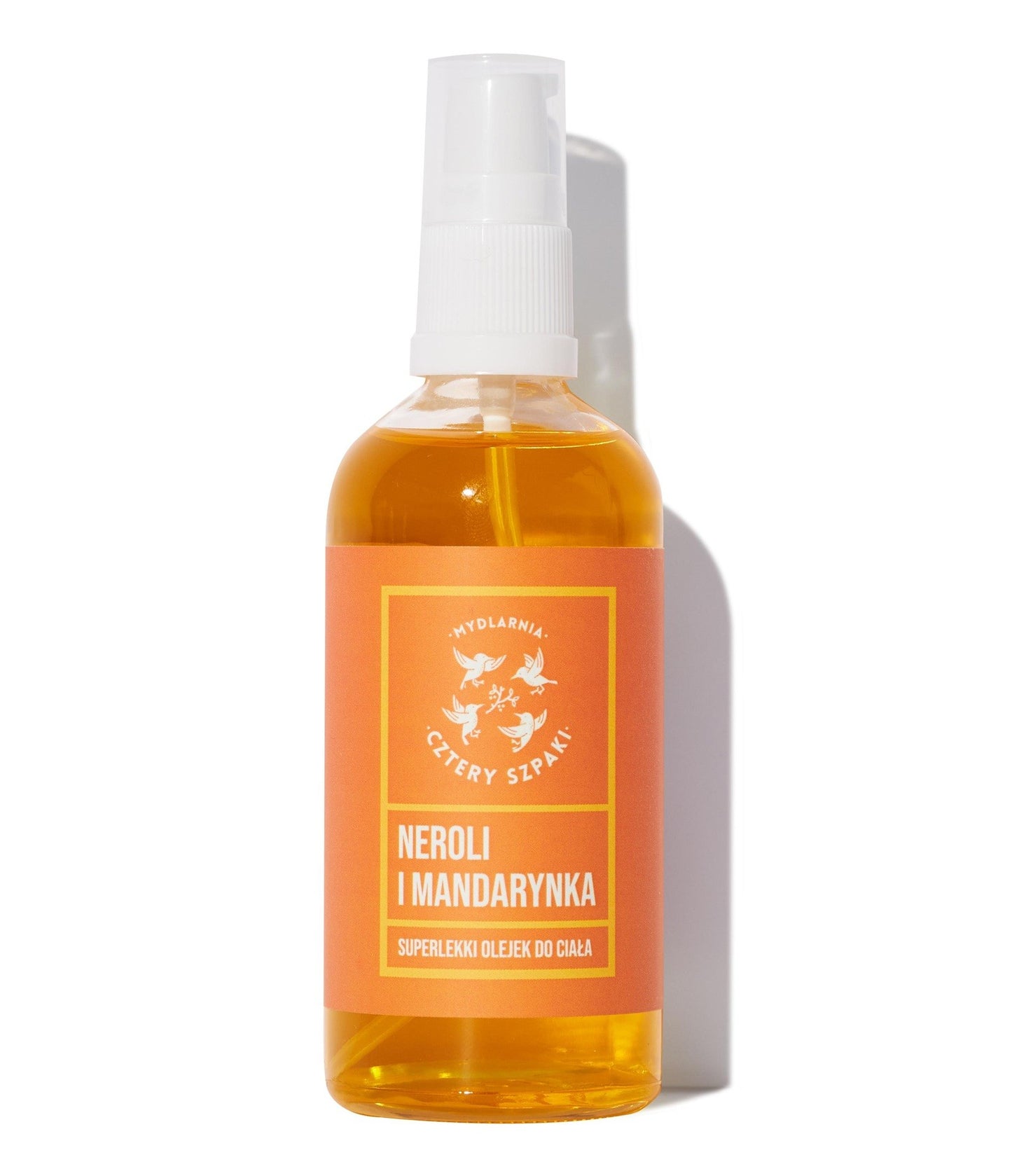 Superlekki olejek do ciała neroli i mandarynka, 100 ml, Cztery Szpaki