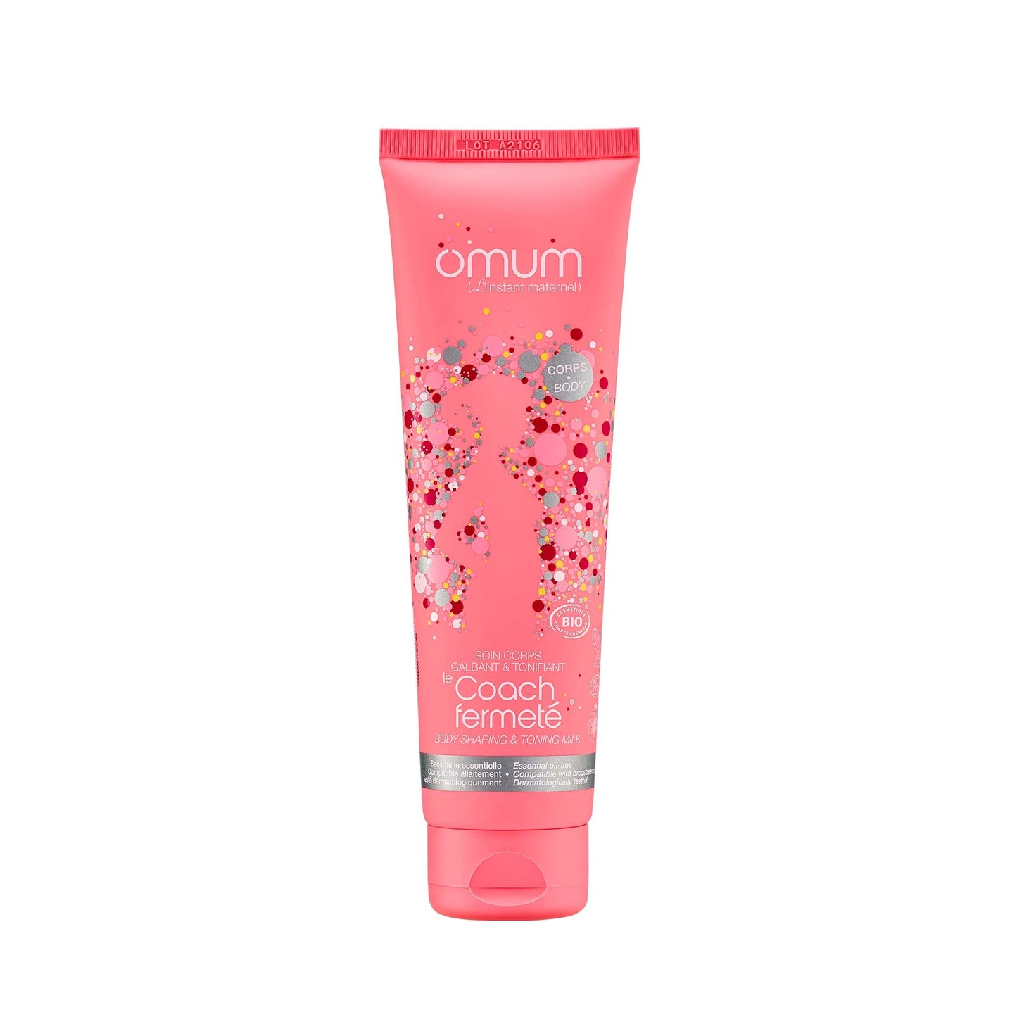 Ujędrniające i modelujące mleczko do ciała, dla kobiet w ciąży i karmiących, ZABIEG UJĘDRNIAJĄCY, Cosmebio, 150 ml, Omum
