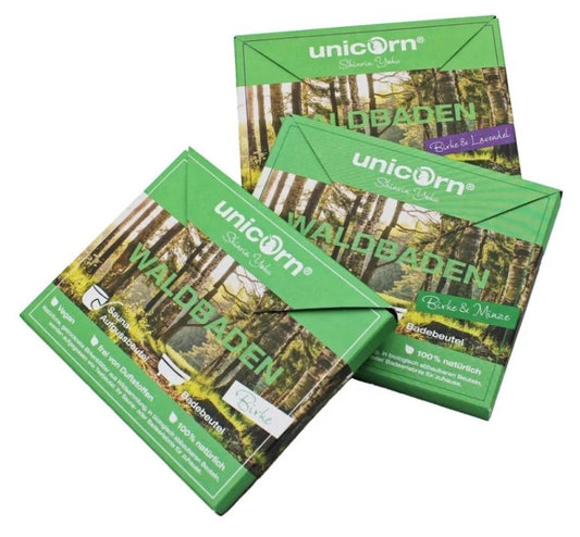 Zestaw do kąpieli leśnych - zioła do sauny, kąpieli i zabiegów, naturalna aromaterapia, 3 sztuki, Unicorn
